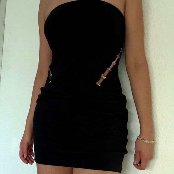 Vintage Express strapless mini dress - Picture 5 of 6